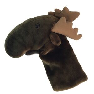 ProActive Sports Moose Golf Club Headcover 13" Brown Plush Novelty Driver Wood